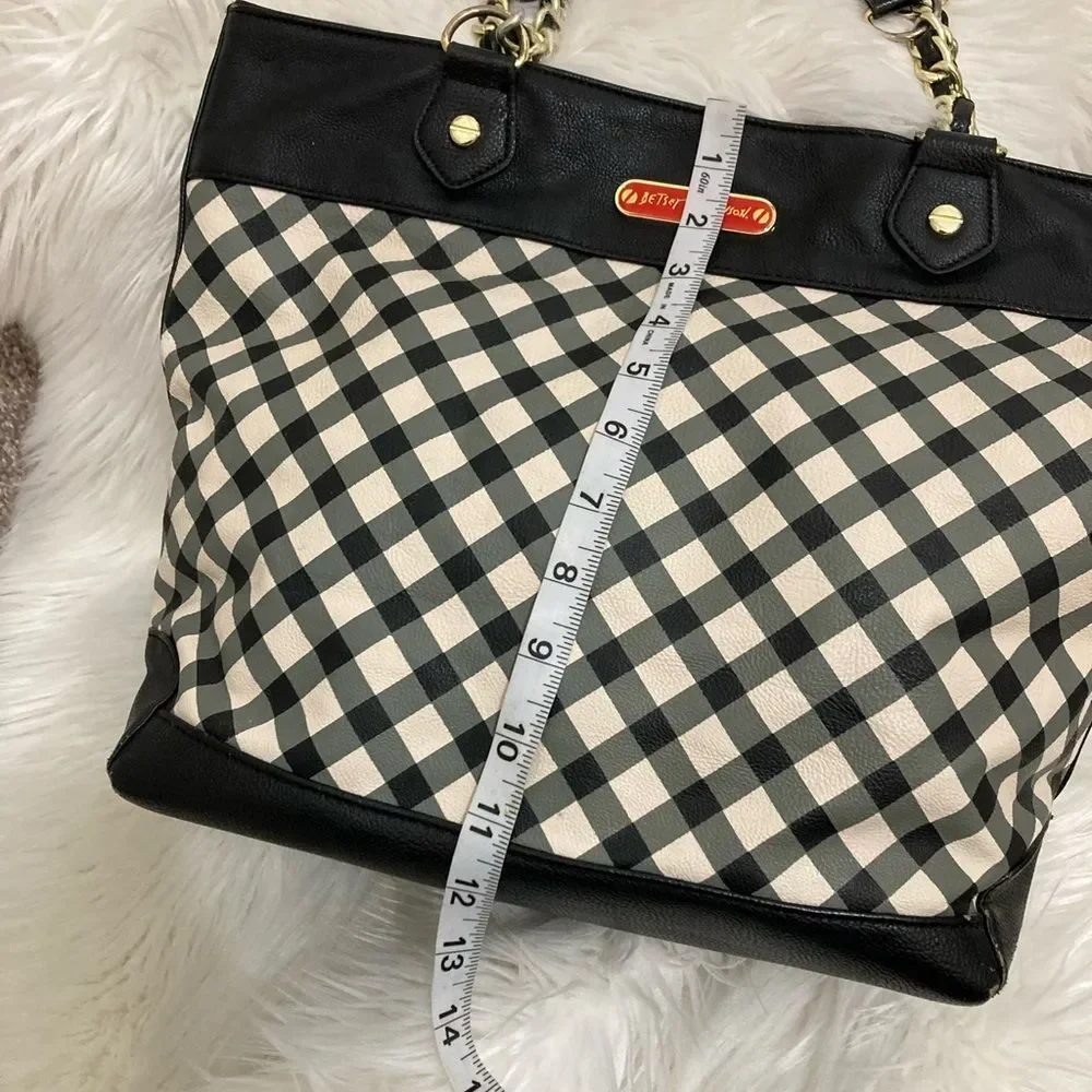 Betsey Johnson Betseyville Check Mate Bag - Picture 7 of 14